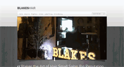 Desktop Screenshot of blakestheartofhair.com
